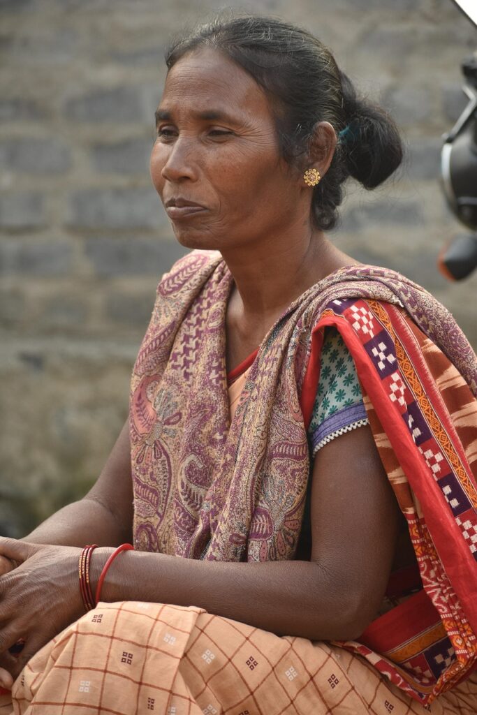 woman, lady, smile, poverty, traditional, female, indian woman, indian, person, portrait
